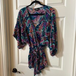 Lulu's Multicolor Floral Jumpsuit